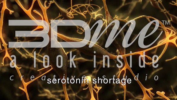 How does dopamine and serotonin depletion contribute to depression?