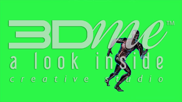 Male Running (greenscreen)