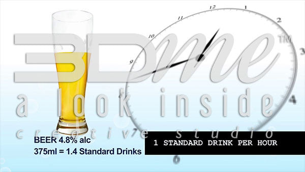 How many standard drinks (.5oz or 10ml of alcohol) will a healthy person eliminate in one hour?