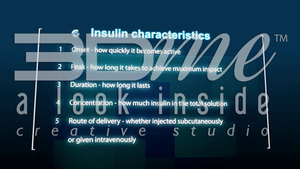 List Insulin Characteristics