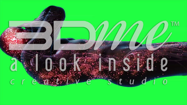 Nerve Activity Panning Body (greenscreen)